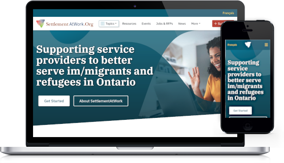 Settlement At Work website on a variety of devices